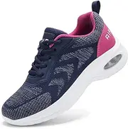 [Mjxwem] Womens Trainers with Arch Support Air Cushion Memory Foam Ladies Running Shoes