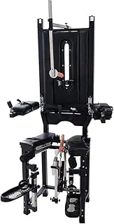 SAHOOSAFETY Large Sex Chair Props Bondage With Vibrator Holder Airplane Cup Holder Handcuffs Collar Restraint Set SM Sex Toys for Men and Women(A+Sexmaschine)