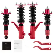 [MaXpeedingrods] Full Coilovers Assembly Kit compatible for Honda Civic ES, ET 01-05 Coilover Shocks Struts