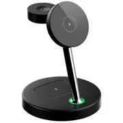 Laser Charge Core 3-in-1 Wireless Charger - Black