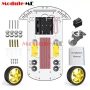 2WD Smart Robot Car Chassis Kit/Speed Encoder Battery Box For Arduino Learning