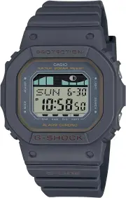 G-Shock Retro Surf-Inspired Watch with Black Resin Band GLXS5600-1D