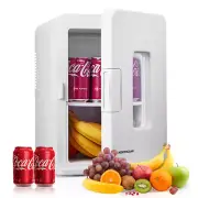 Mini Skincare Fridge Portable AC/DC 21 Can Cooler for Bedroom, Dorm, Car