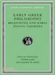 Early Greek Philosophy ─ Introductory and Reference Materials