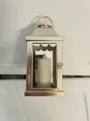 BATH & BODY WORK SCALLOP CANDLE LANTERN WALLFLOWER NIGHT LIGHT UP PLUG IN