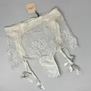 Agent Provocateur Ismerelda Ivory Bridal Big Brief AP4 Large NWT $275