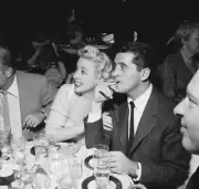 Elena Verdugo Actor Comedian Hal March Opening Night Sammy Davis J- Old Photo