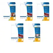Herma Removable Foil Labels A4 20pc (White) - 105x148mm