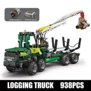 Building Block Mould King 19006 Pneumatic Forest Machine Truck Bricks Model Toys