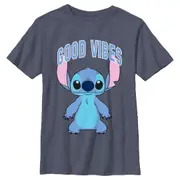 Stitch Good Vibes Collegiate Stitch T-Shirt