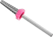 VALICLUD Grinding Head Nail Bits Drill Bits Nails Cuticle Drill Bits for Nails Nail Drill Professional Bits Nail Drill Tips Cuticle Bit Nail Drill Bit Drill Bit Nails Tungsten Steel Pink