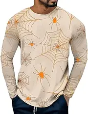 [Generic] Beaded Turtleneck Printed Long Sleeved T Shirt is Fashionable Comfortable and Casual Men Tee Shirts Short Sleeve