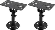 1 Pair Speaker Stand,Thickened Metal Wall Mount Stand Speaker Bracket with Telescopic Rod for Home Theater Studio