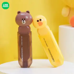 Line friends 正版授權 可換芯修正帶 立可帶 立可白 熊大 莎莉 布朗熊 文具 開學用品