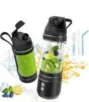 Portable USB Blender 24oz 300W for Shakes & Smoothies – Rechargeable & Travel