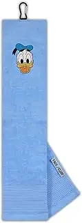 Team Effort LE Face/Club Tri-Fold Embroidered Towel Disney Donald Duck