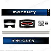 Fits Mercury 1978 50HP Outboard Engine Decals