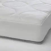 JÄTTETRÖTT Pocket sprung mattress for cot, white, 70x132 cm