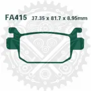 EBC SFA Brake Pads For Peugeot Metropolis 400 Ultimate Sport ABS X1
