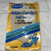 Vtg Dr Scholl’s Hidden Comfort Half Insoles 1983 For Open Toe High Heels USA New
