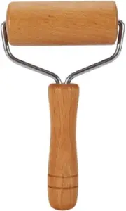 T Shape Pastry Roller Wooden Dough Roller for Kitchen Cookie Pizza Pasta Chapati