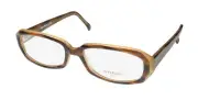 NEW VERA WANG LUXE GABORE II EYEGLASSES FULL-RIM BROWN PLASTIC WOMENS FRANCE BR