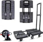 Folding Hand Truck Portable Trolley Dolly Compact Utility Cart with 245Kg 540Lbs