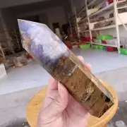 520g WOW! Natural Rare Pietersite Crystal Obelisk Quartz Tower Point Healing