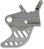 PSR Rear Brake Rotor Disc Guard Gun Metal Honda CRF450X 05-16