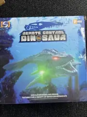 Remote Control Dinosaur Simulation Water Pool Toys for Kids, RC Boat Dinosaur