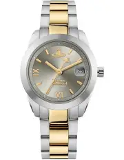 [Vivienne Westwood] Fenchurch Dial Strap Watch in Two Tone