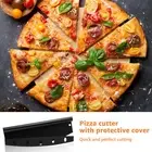 3Pcs Pizza Peel Set with Handle Portable Pizza Peel and Cutter Set Easy to wePOy