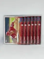 (6) MIKE TROUT 2015 TOPPS #300 ANGELS