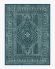 275' x 365' | Machine Washable Runner Rug | Kid & Pet Friendly | Indoor Rug | Nomad Blue Rug by Martyn Lawrence Bullard | Ruggable