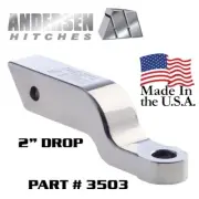Andersen Hitches 2" Alumistinger Hitch Ball Mount Draw Bar Receiver Drop or Rise