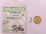 Ami MUSTAD Baitholder hook Ref. 5933NP-BR Size 10 Pieces 10 FA218