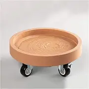 Plant Pot Pallet Dolly with Universal Wheels,Plant Saucer Gardens Planter Trolley Plant Caddies,Plant Stand Roller with Brakes,Heavy Duty Plant Tray Trolley with Casters
