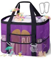 XX-Large Mesh Beach Bag Tote with 9 Pockets for Vacation/Travel & Beach