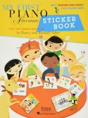 My First Piano Adventure Sticker Book - NEW Paperback. Faber Piano Adventures