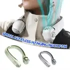 Small Leafless Hanging Neck Fan TYPE-C Outdoor Small Charging Turbo U1H2