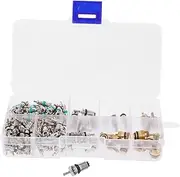 Zerodeko 1 Set Valve Stem Core Kit for Refrigeration Systems Durable Valve Cores Compatible with Air Conditioning Units Easy to Use Automotive Repair Tool