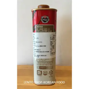 LENTO SHOP - 韓國CJ 白雪 백설 芝麻油 麻油 香油 진한참기름  500毫升