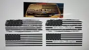 US Flag Decals Compatible with Ford Excursion Full Rear Glass.