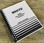 White 8800 Harvest Boss Combine Parts Manual Catalog Book Assembly Schematics