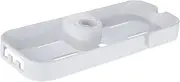 Cabilock Shower Shelf for Shower Rail Bathroom Shower Holder Multi-Function Organizer Rack Shampoo Soap Holder Modern Shower Easy Install White