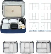 Three-layer Electronic Storage Bag - Dark Blue