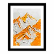 Snow Mountian Framed Art