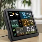 Digital Alarm Clock with Outdoor Sensor Temperature/Humidity for Bedroom Office