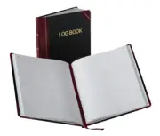 BORG21150R Boorum & Pease® Log Book, Record Ruled, 8-1/8" x 10-3/8", 150 Pages