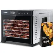 Food Dehydrator for Jerky, Large Drying Space with 6.48ft², 600W Dehydrator Mach